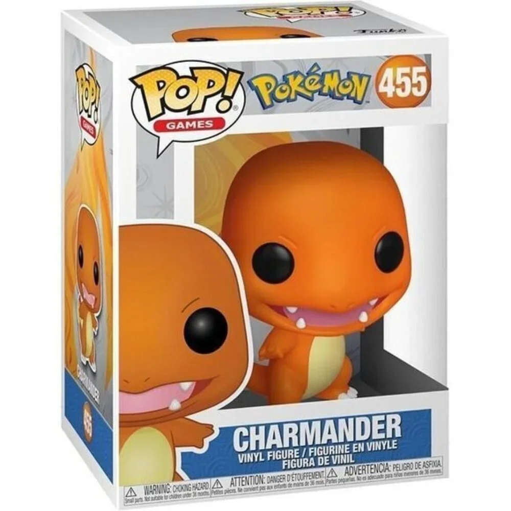 Funko Pop! Games: Pokémon – Charmander #455 Vinyl Figure – New in Box (NIB)
